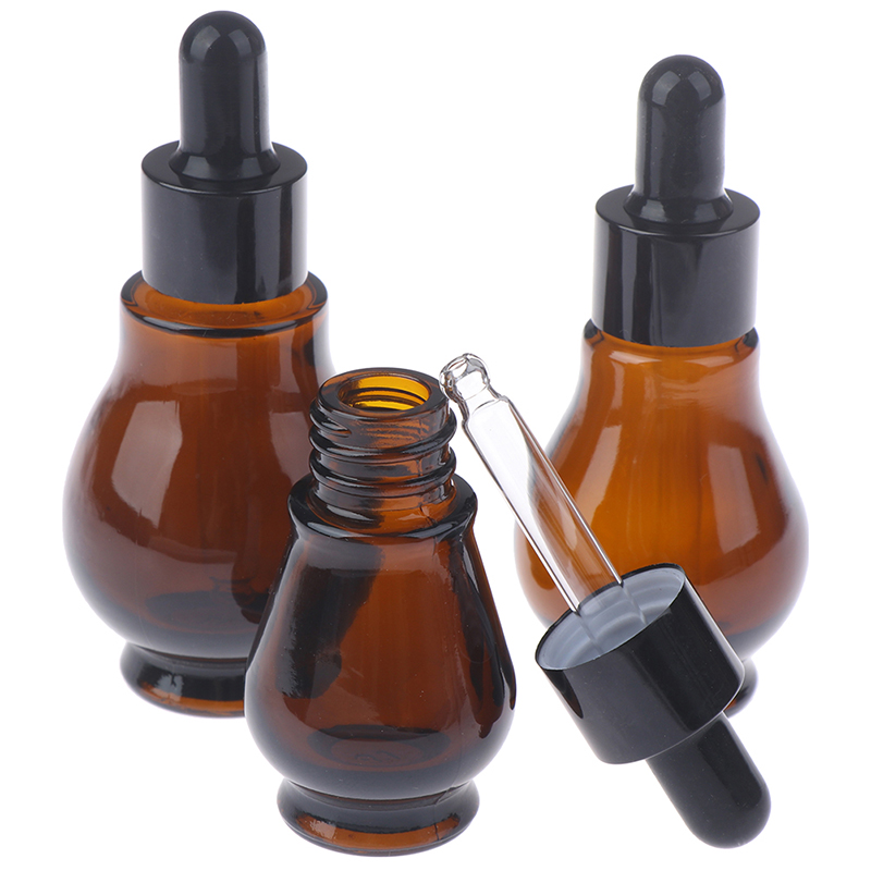 10/20/30ml Empty brown Glass D - Juice Bottle Dropper 评论和价格